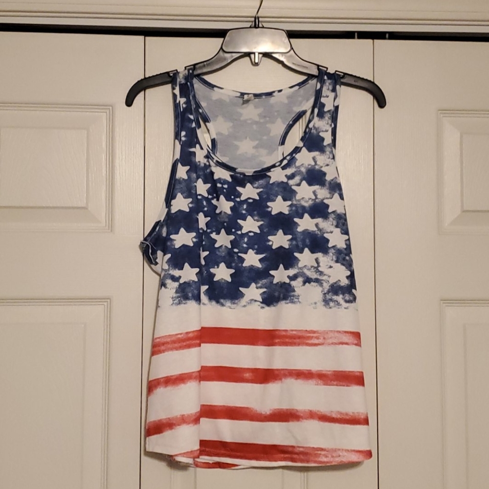 Americana racerback tank